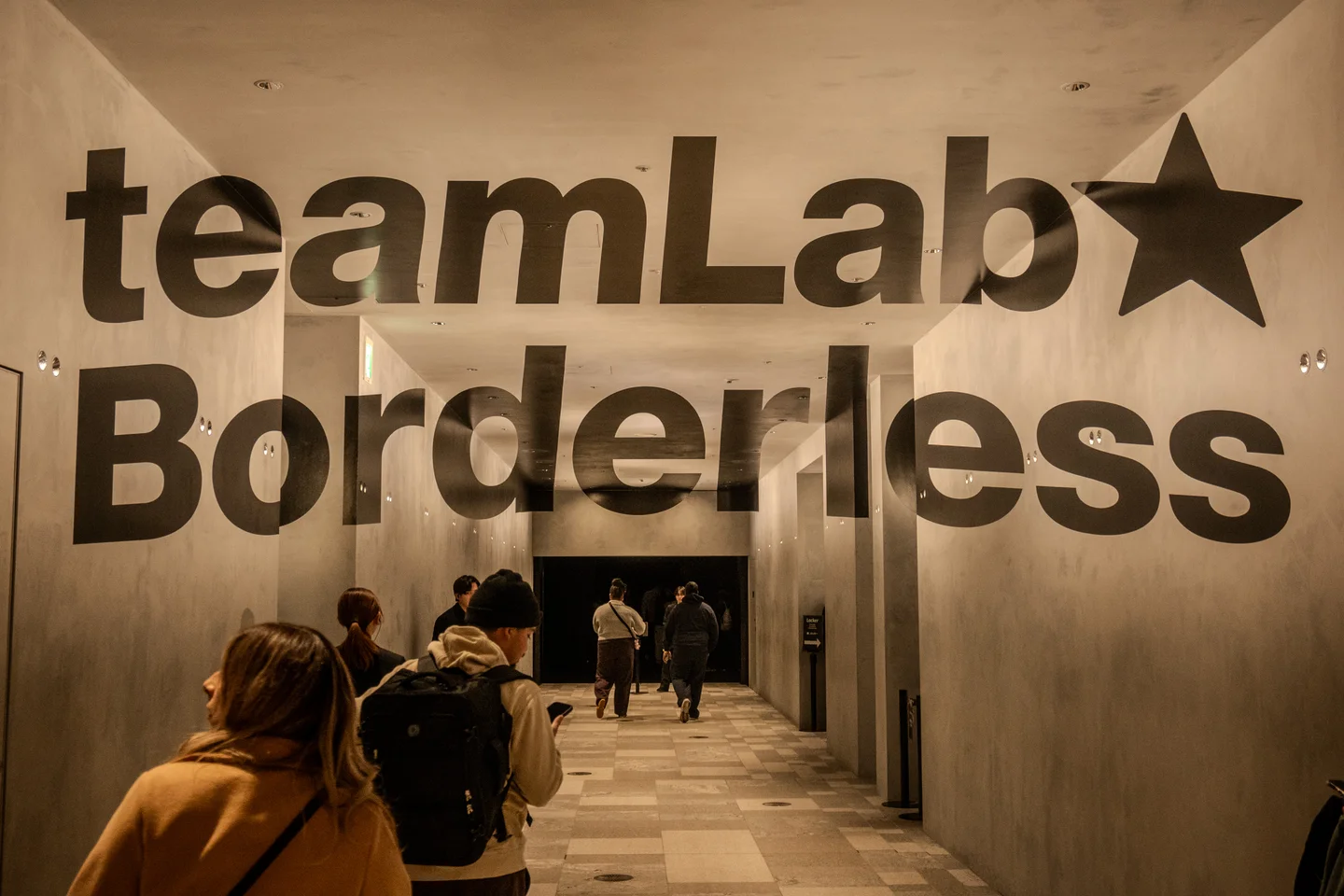 Team Lab Borderless Entrance